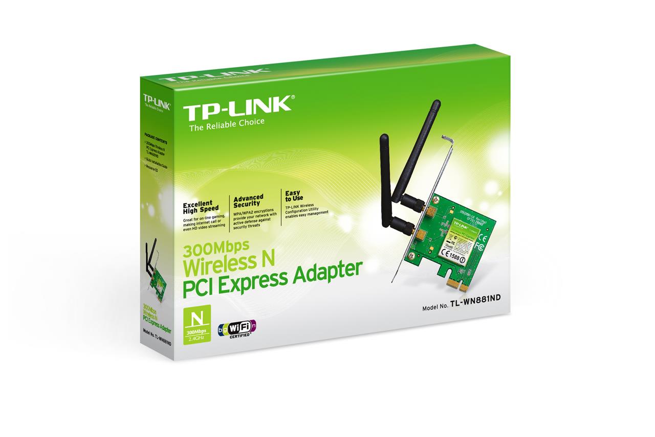 TP-LINK TL-WN881ND 300MBPS 2 ANTEN KABLOSUZ N PCI EXPRESS WIFI ADAPTOR - Image 2