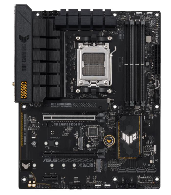 ASUS TUF GAMING B650-E WIFI DDR5 8000MHZ 1XHDMI 1XDP 3XM.2 USB 3.2 ATX AM5 (AMD AM5 9000/8000/7000 SERİLERİ İLE UYUMLU)
