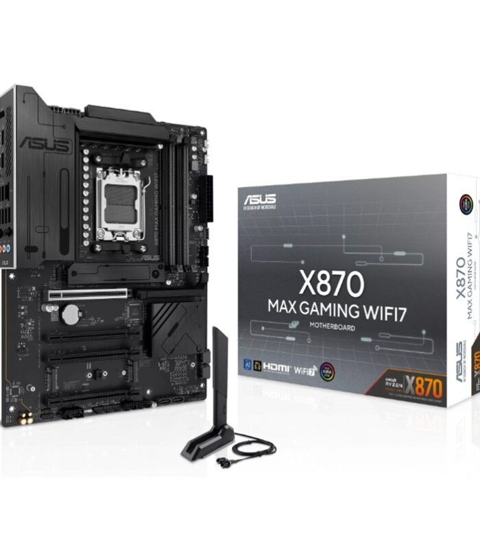 ASUS X870 MAX GAMING WIFI7 DDR5 8000MT/S 1XHDMI 2XUSB 3XM.2 ATX AM5 (AMD AM5 9000/8000/7000 SERİLERİ