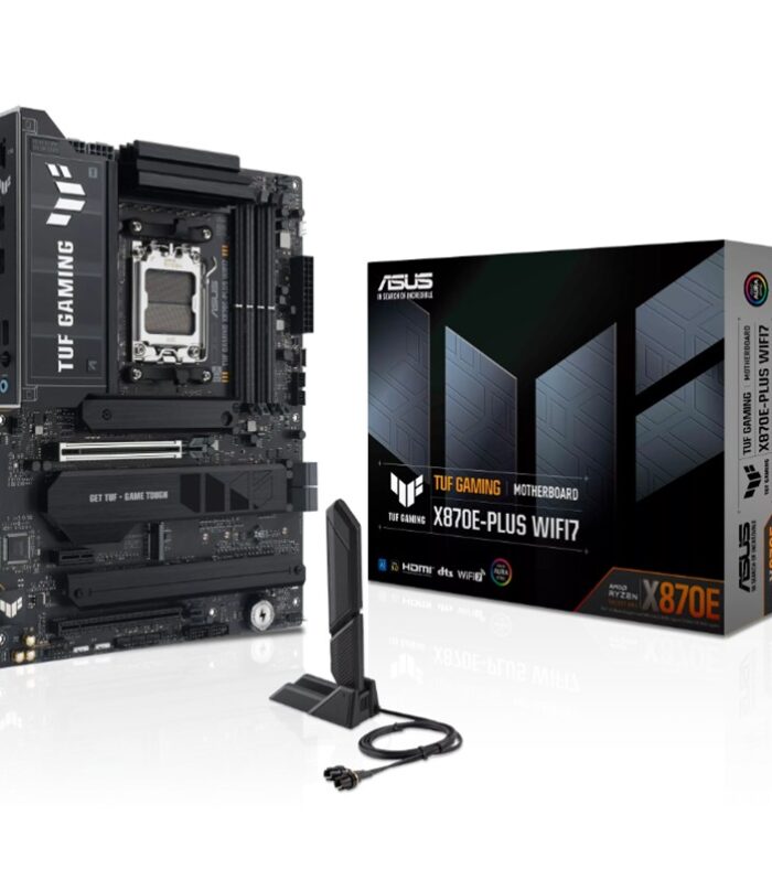 ASUS TUF GAMING X870E-PLUS WIFI7 DDR5 8000MT/S 1XHDMI 2XUSB 4XM.2 AM5 ATX (AMD AM5 9000/8000/7000 SE