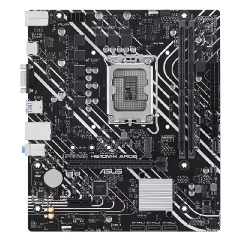 ASUS PRIME H610M-K ARGB DDR5 5600MHZ 1XVGA 1XHDMI 1XM.2 USB 3.2 MATX 1700P (12. / 13. VE 14. NESİL İŞLEMCİ UYUMLU) - Image 2