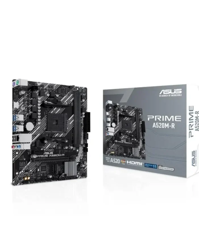 ASUS PRIME A520M-R DDR4 5100MHZ 1XHDMI 1XM.2 USB2.0 MATX AM4 (AMD AM4 5000/4000 /3000 SERİSİ İLE UYUMLU)