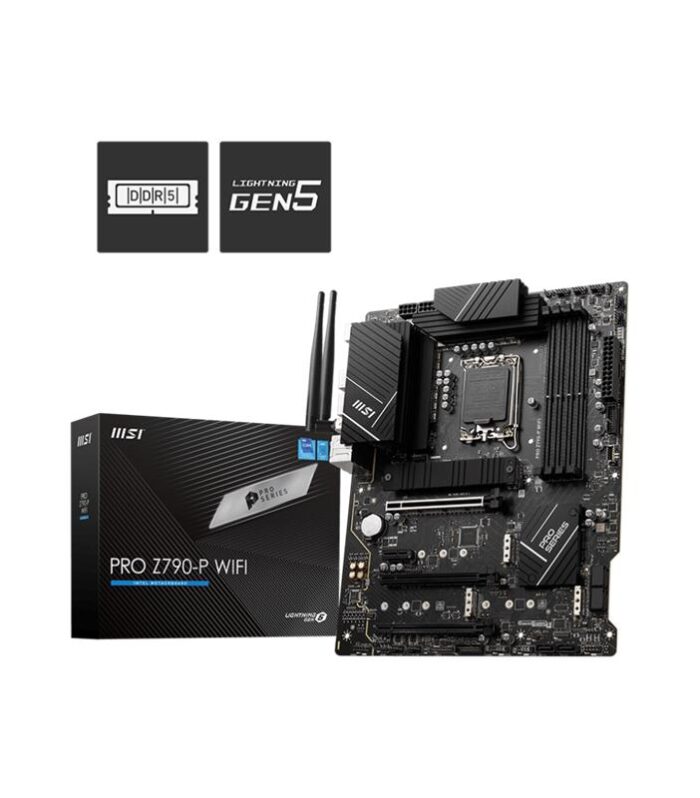 MSI PRO Z790-P WIFI DDR5 7000MHZ 1XHDMI 1XDP 4XM.2 USB 3.2 ATX 1700P (12. / 13. VE 14. NESİL İŞLEMCİ UYUMLU)