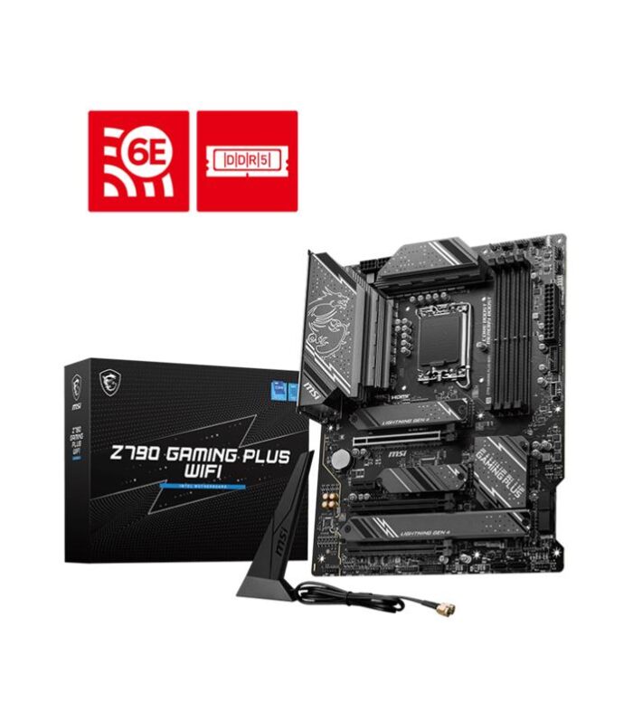 MSI Z790 GAMING PLUS WIFI DDR5 7200MHZ 1XHDMI 1XDP 4XM.2 USB 3.2 ATX 1700P (12. / 13. VE 14. NESİL İŞLEMCİ UYUMLU)