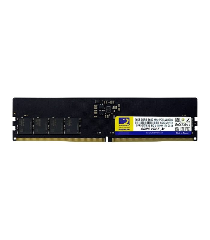 16 GB DDR5 5600MHZ CL46 TWINMOS DT TMD516GB5600U46WO