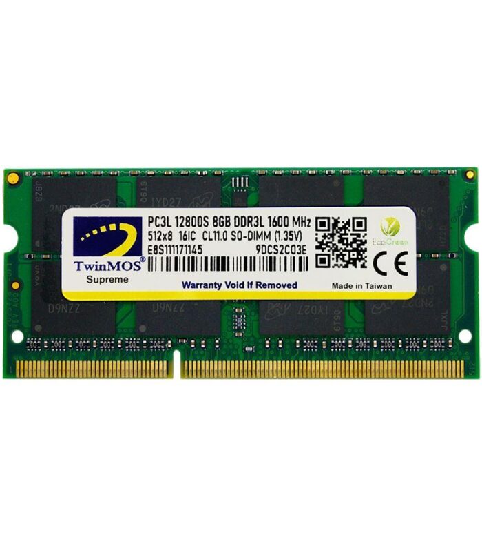 8 GB DDR3 1600MHZ TWINMOS 1.35 NB MDD3L8GB1600N