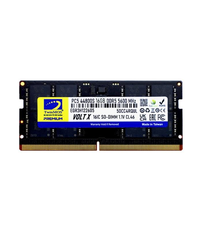16 GB DDR5 5600MHZ TWINMOS NB TMD516GB5600S46