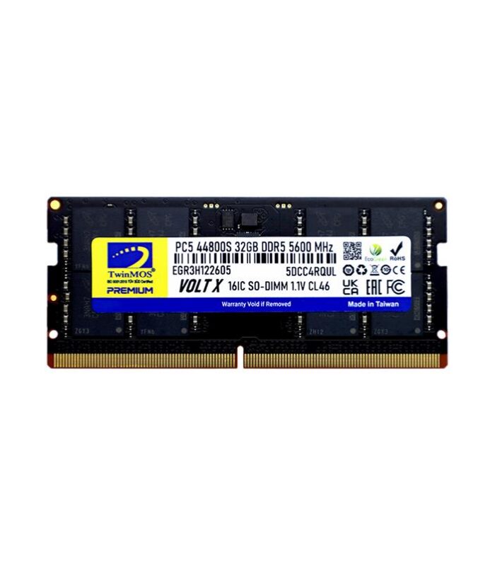32 GB DDR5 5600MHZ TWINMOS NB TMD532GB5600S46