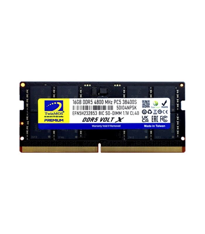 16 GB DDR5 4800MHZ TWINMOS NB TMD516GB4800S40