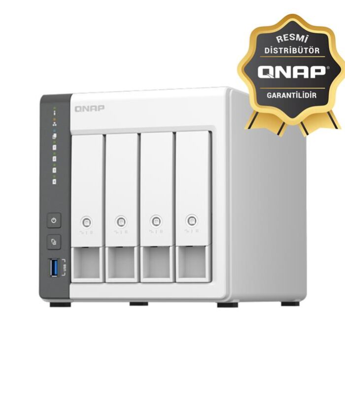 QNAP TS-433-4GB RAM 4 HDD YUVALI TOWER NAS (RESMİ DİSTRİBÜTÖR GARANTİLİ)