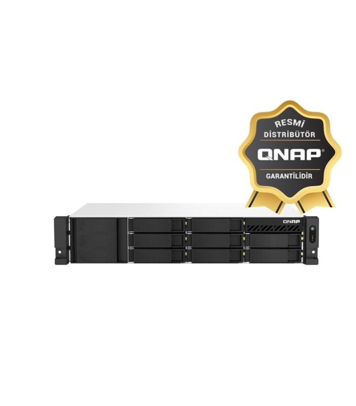 QNAP TS-873AEU-4GB RAM 8 HDD YUVALI RACK NAS (RESMİ DİSTRİBÜTÖR GARANTİLİ)