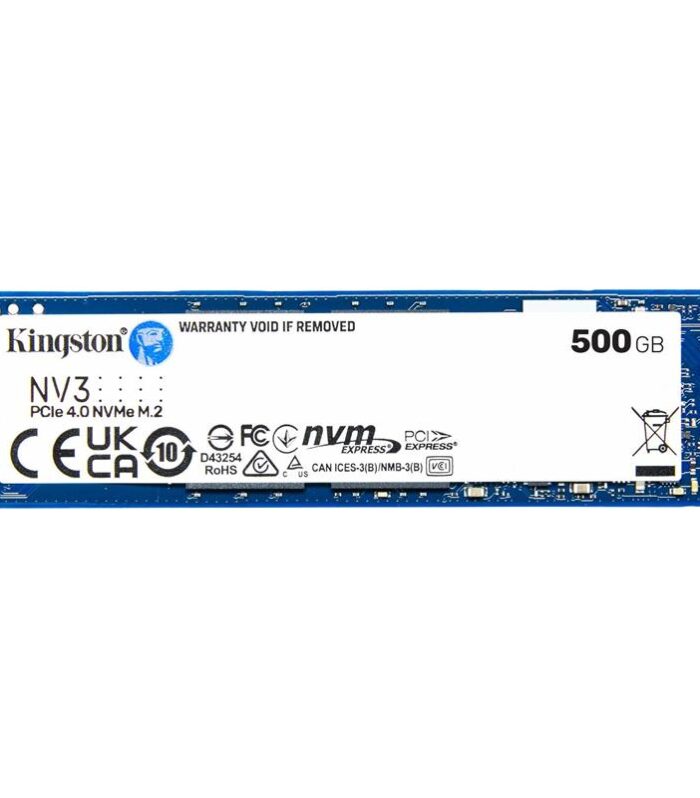 500 GB KINGSTON NV3 M.2 NVME PCIE GEN4 5000/3000MBS SNV3S/500G