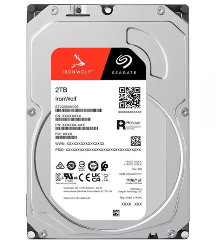 2 TB SEAGATE 3.5 IRONWOLF SATA3 5400RPM 256MB ST2000VN003 (3 YIL RESMI DIST GARANTILI)
