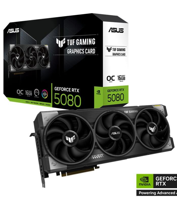 ASUS GEFORCE TUF-RTX5080-O16G-GAMING 16GB GDDR7 256BIT 2XHDMI 3XDP EKRAN KARTI