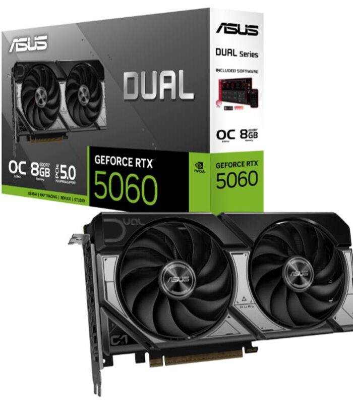 ASUS GEFORCE DUAL-RTX5060-O8G 8GB GDDR7 128BIT 1XHDMI 3XDP EKRAN KARTI