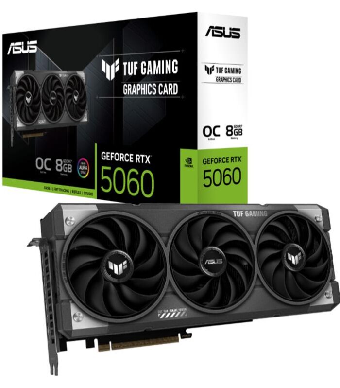 ASUS GEFORCE TUF-RTX5060-O8G-GAMING 8GB GDDR7 128BIT 1XHDMI 2XDP EKRAN KARTI