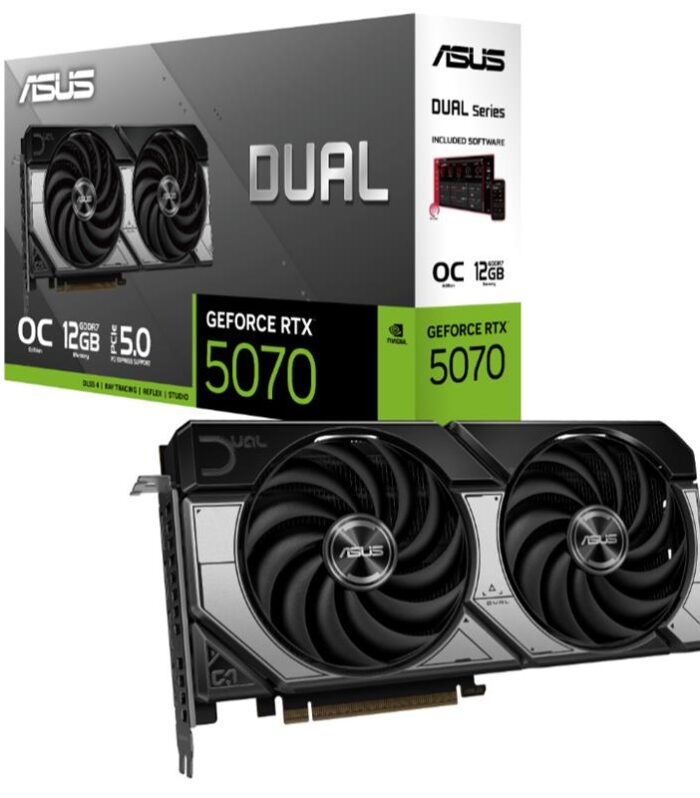 ASUS GEFORCE DUAL-RTX5070-O12G 12GB GDDR7 192BIT 3XDP 1XHDMI EKRAN KARTI