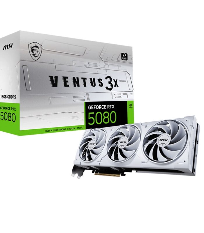 MSI GEFORCE RTX5080 16G VENTUS 3X OC WHITE 256BIT 1XHDMI 3XDP EKRAN KARTI