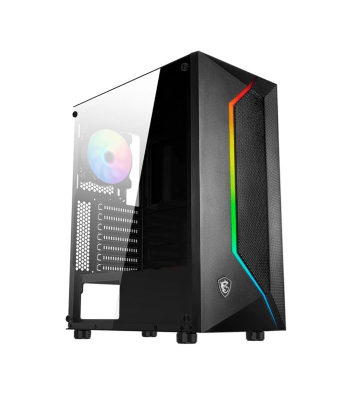 MSI MAG VAMPIRIC 100R TEMPERLİ CAM ARGB PSU YOK 1X120MM FAN GAMING BİLGİSAYAR KASASI