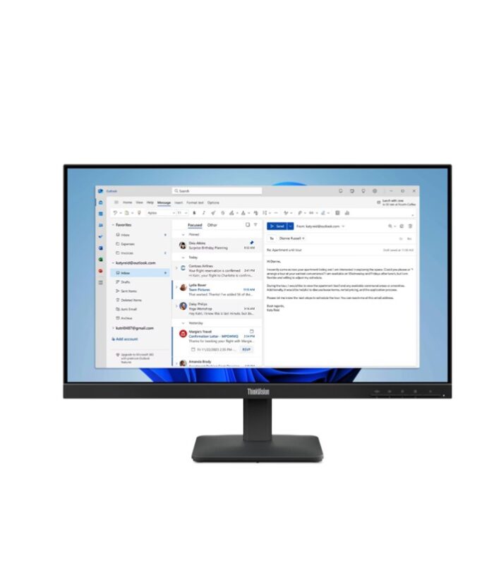 23.8 LENOVO S24-4E THINKVISION 64B5KAT1TK 4MS 100HZ HDMI+VGA WLED MONITOR