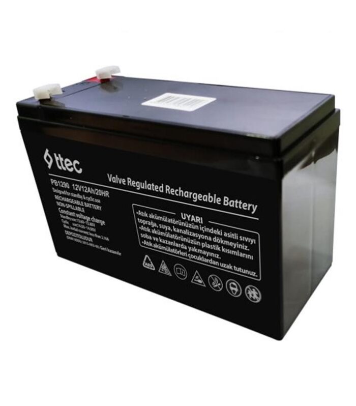 TTEC 12V 7AH BASE BAKIMSIZ KURU TİP AKÜ