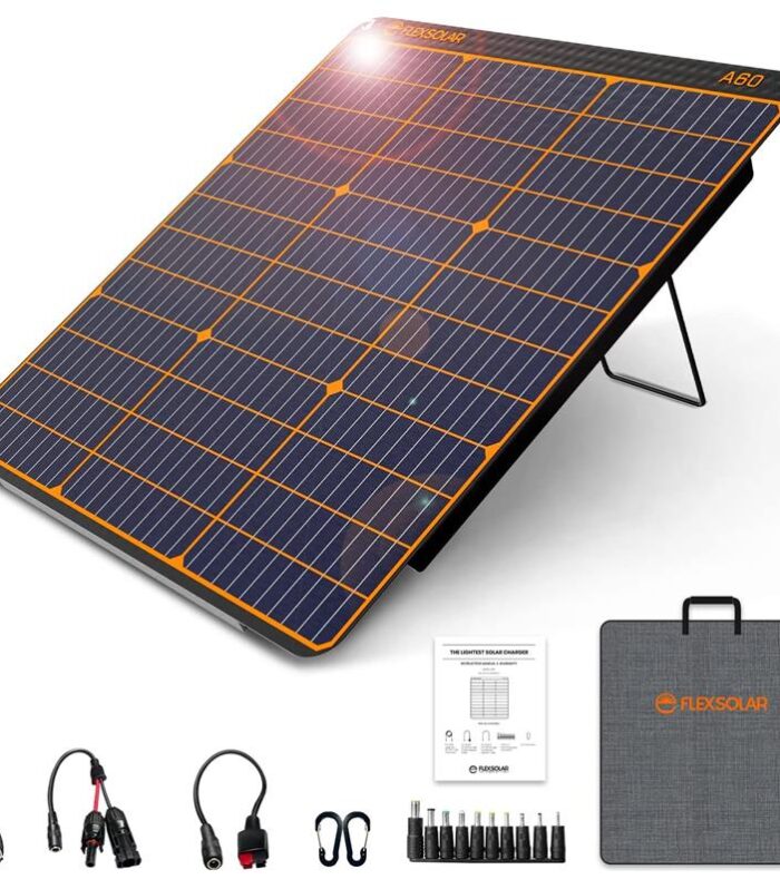 FLEXSOLAR A60 TAŞINABİLİR GÜNEŞ PANELİ 60W