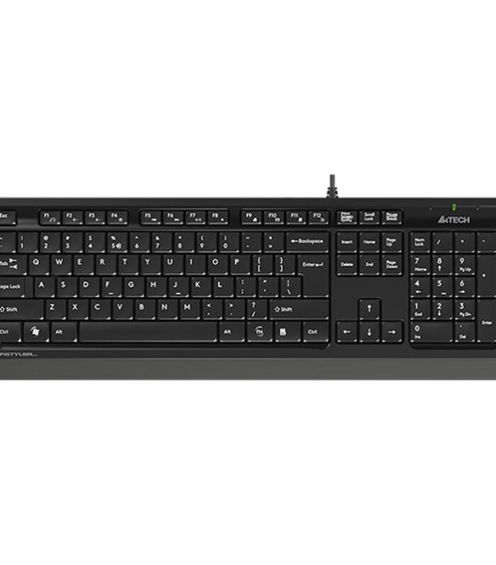 A4 TECH FK10 Q TR MM GRİ/SİYAH USB KABLOLU KLAVYE