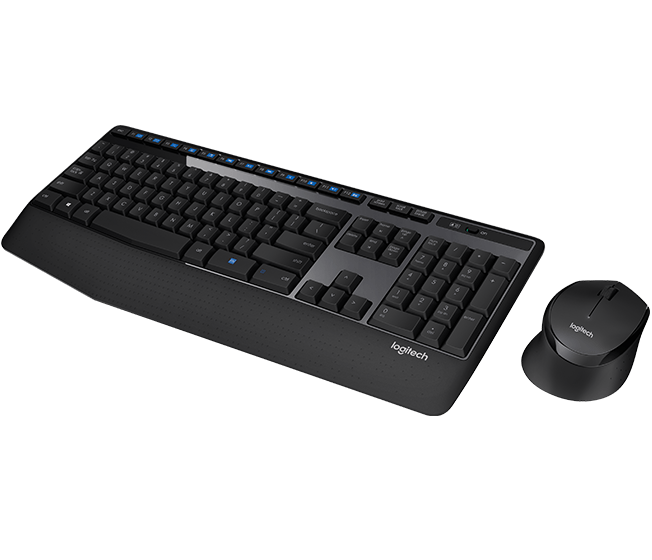 LOGITECH MK345 Q TR MM KABLOSUZ KLAVYE MOUSE SET SİYAH 920-006514 - Image 2
