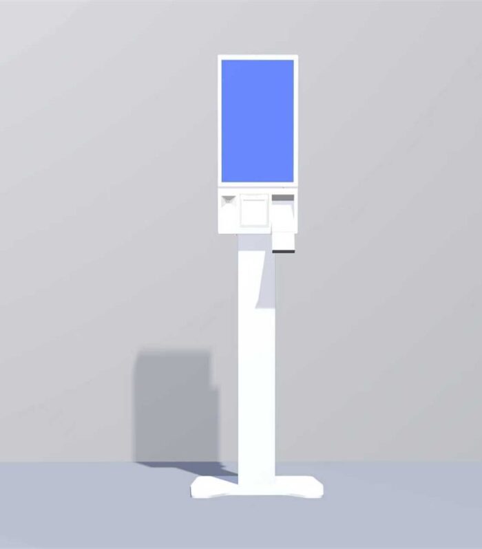 TIWOX K-2150W 21.5" I7 5.NESİL 256GB SSD 16GB RAM WIFI 80MM FİŞ YAZICI 2D OKUYUCU FHD DOKUNMATİK KIOSK AYAKLI BEYAZ