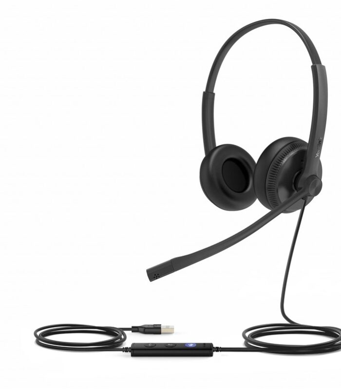 YEALINK UH34 TEAMS UYUMLU ÇİFT TARAFLI TAÇLI USB KULAKLIK