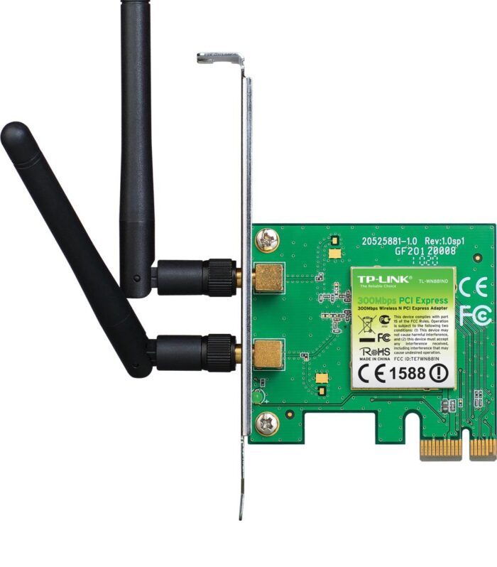 TP-LINK TL-WN881ND 300MBPS 2 ANTEN KABLOSUZ N PCI EXPRESS WIFI ADAPTOR