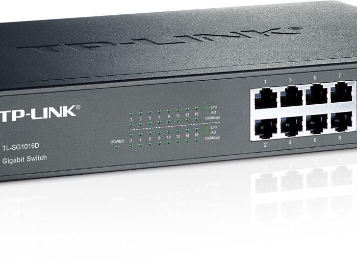TP-LINK TL-SG1024D 24 PORT GIGABIT METAL KASA RACKMOUNT SWITCH