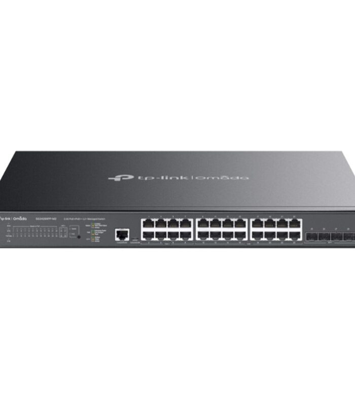 TP-LINK OMADA TL-SG3428XPP-M2 24 PORT 2.5GB 4 PORT 10GE SFP+ L2+ 500W POE YÖNETİLEBİLİR SWITCH