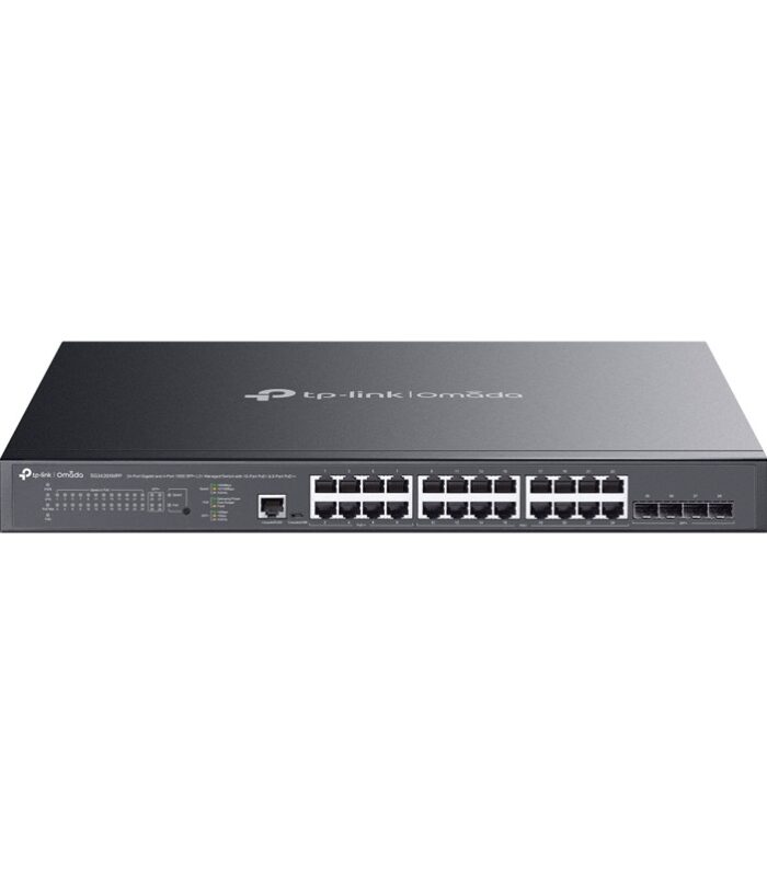 TP-LINK OMADA TL-SG3428XMPP 24 PORT GIGABIT 4X10GE SFP+ L2 YÖNETİLEBİLİR POE SWITCH