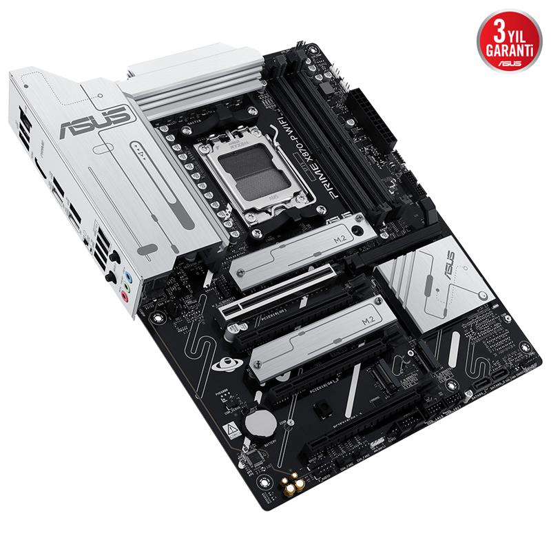 ASUS PRIME X870-P WIFI DDR5 8000MHZ 1XHDMI 2XUSB4 4XM.2 ATX AM5 (AMD AM5 9000/8000/7000 SERİLERİ İLE UYUMLU) - Image 3