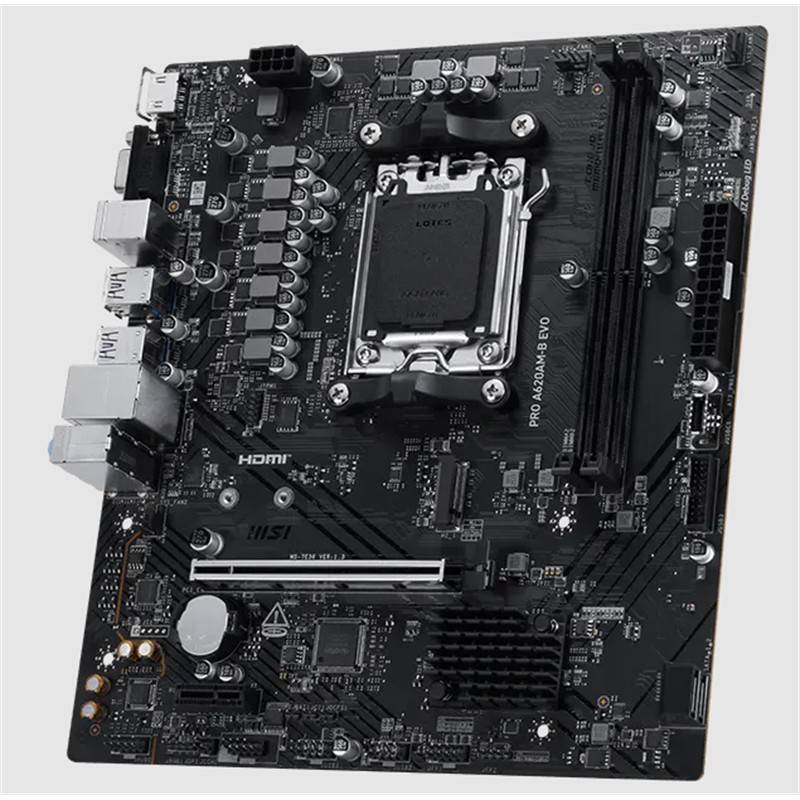 MSI PRO A620AM-B EVO DDR5 6800MT/S 1XHDMI 1XVGA 1XM.2 USB MATX AM5 (AMD AM5 9000/8000/7000 SERİ İLE UYUMLU) - Image 3