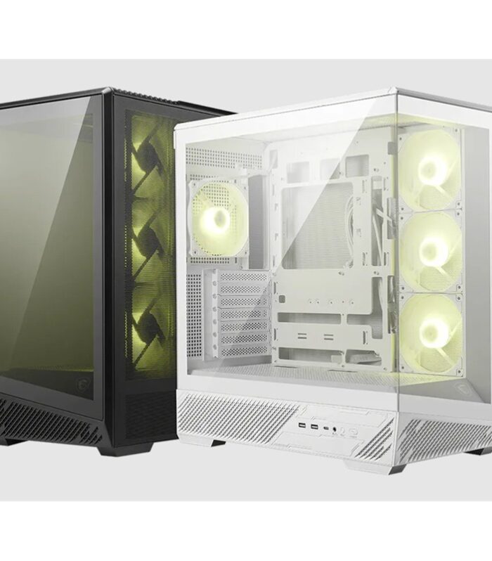 MSI MAG PANO 130R PZ TEMPERLİ CAM 3X120MM REVERSE ARGB 1X120MM ARGB FAN ATX PANORAMİK GAMİNG BİLGİSAYAR KASASI