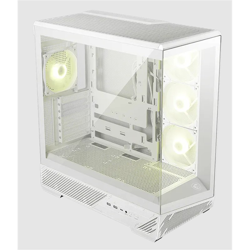 MSI MAG PANO 130R PZ TEMPERLİ CAM 3X120MM REVERSE ARGB 1X120MM ARGB FAN ATX PANORAMİK GAMİNG BİLGİSAYAR KASASI - Image 2