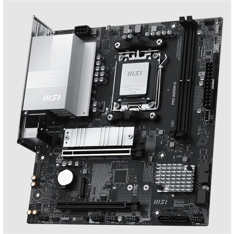 MSI PRO B850M-G DDR5 8200MT/S 1XHDMI 1XDP 2XM.2 USB MATX AM5 (AMD AM5 9000/8000/7000 SERİ İLE UYUMLU) - Image 3