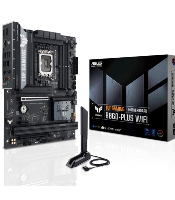 ASUS TUF GAMING B860-PLUS WIFI DDR5 8666MT/S 1XHDMI 1XDP 3XM.2 TYPE-C ATX 1851P (INTEL ULTRA PROCESSORS SERIES 2)