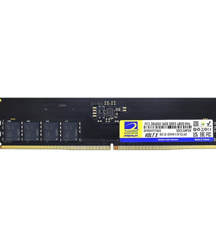 16 GB DDR5 4800MHZ TWINMOS CL40 DT TMD516GB4800U40