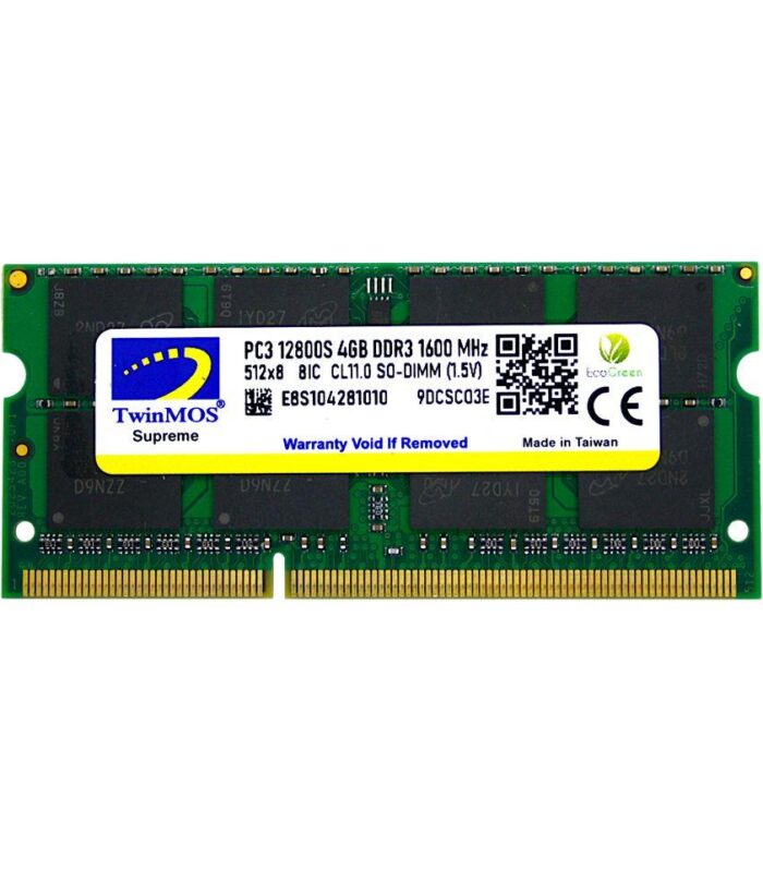 4 GB DDR3 1600MHZ TWINMOS 1.5 NB MDD34GB1600N