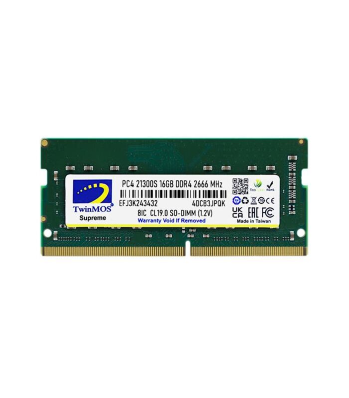 16 GB DDR4 2666MHZ TWINMOS NB MDD416GB2666N