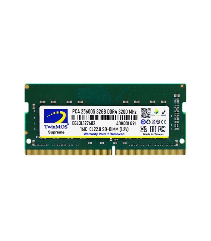32 GB DDR4 3200MHZ TWINMOS NB MDD432GB3200N