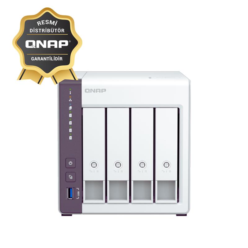 QNAP TS-433-4GB RAM 4 HDD YUVALI TOWER NAS (RESMİ DİSTRİBÜTÖR GARANTİLİ) - Image 2
