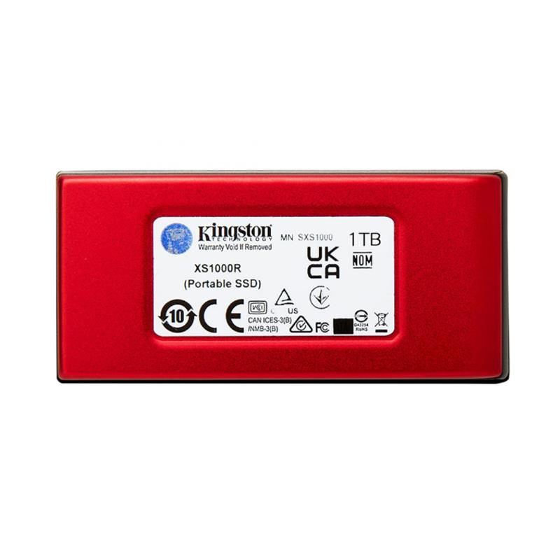 1 TB KINGSTON XS1000 USB3.2 GEN2 KIRMIZI SSD SXS1000R/1000G - Image 2