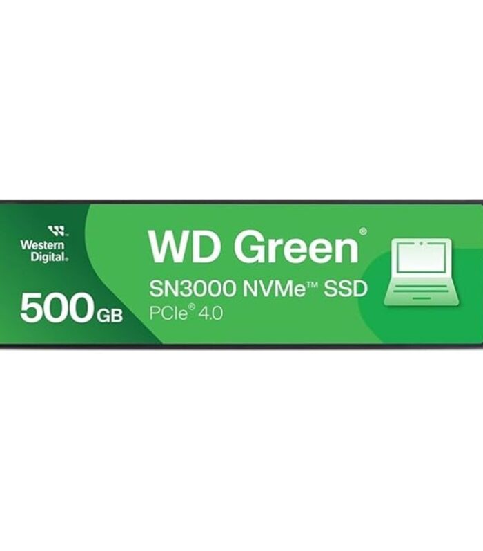 500 GB WD GREEN SN3000 PCI-4.0 5000MB/S 4100MB/S M2 NVME SSD WDS500G4G0E