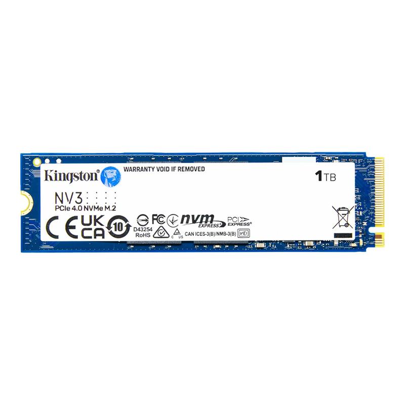 1 TB KINGSTON NV3 M.2 NVME PCIE GEN4 6000/4000MBS SNV3S/1000G - Image 2