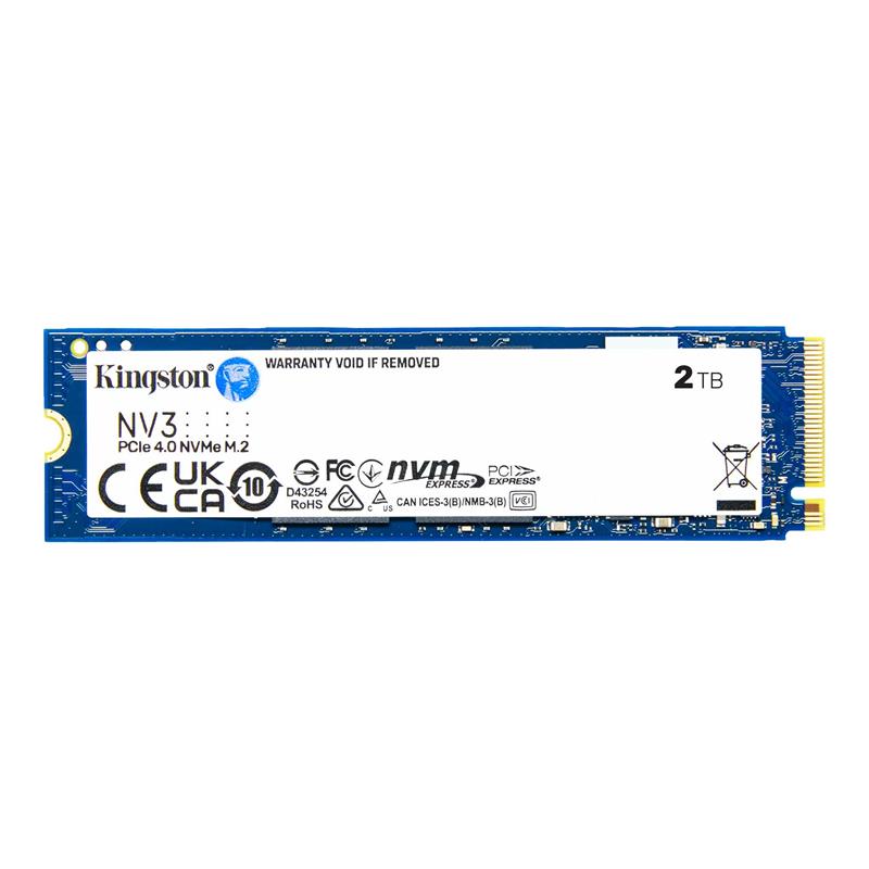 2 TB KINGSTON NV3 M.2 NVME PCIE GEN4 6000/5000MBS SNV3S/2000G - Image 2