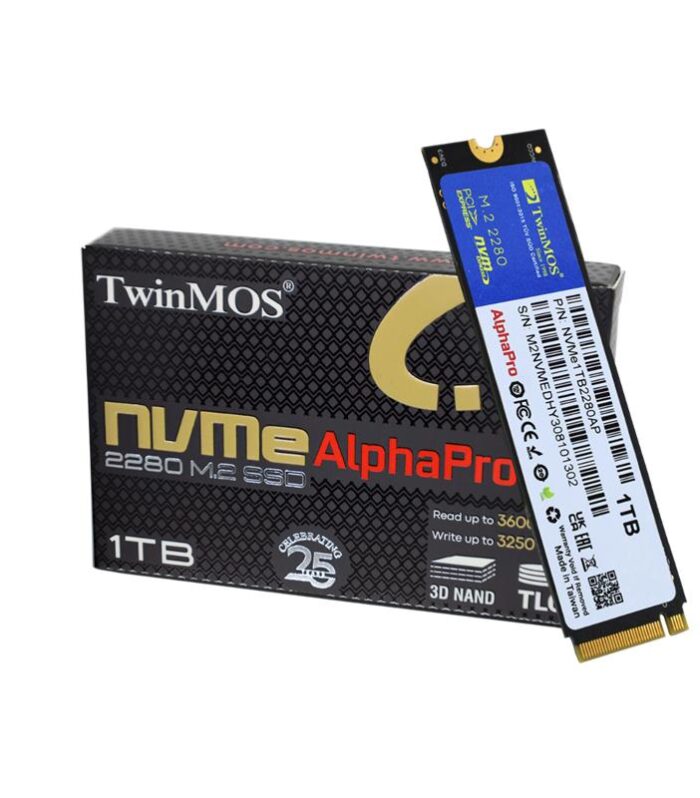 1 TB TWINMOS M.2 PCIe NVMe 3600/3250 NVMe1TB2280AP